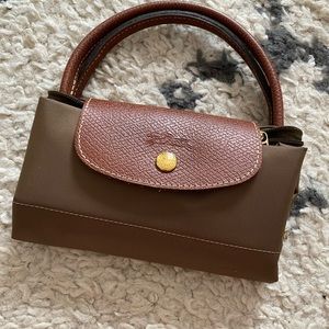 Brand new long champ small tote (green)